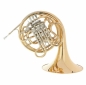 Preview: Hans Hoyer 6801G-L F/Bb Doppelhorn, Goldmessing