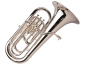 Preview: Adams Custom Series E1 Selected Model Euphonium, silver plated