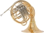 Preview: Hans Hoyer 6801GA-L F/Bb double horn, Gold Brass, detachable bell