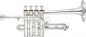 Preview: Yamaha YTR-9835 Bb-/A- Piccolo-Trumpet, silver-plated