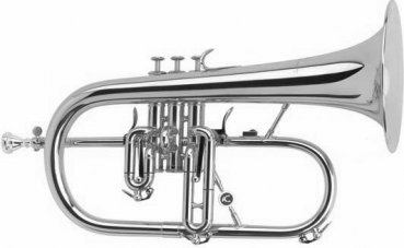 Courtois AC 155R-2 Professionel BBb-Flugelhorn, silver plated