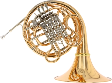 Hans Hoyer 6801GA-L F/Bb Doppelhorn, Goldmessing, abschraubbar