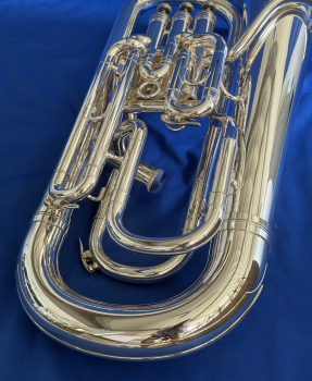 Preview: Besson BE967-2 Bb-Euphonium, silver plated - used instrument