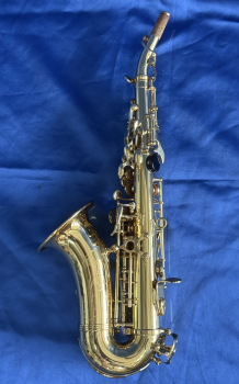 Preview: Arnolds & Sons ASS-101C Sopransaxophon, gebogene Bauform - Gebrauchtinstrument