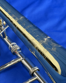 Preview: S.E. Shires TBQALESSI Tenorposaune mit Quartventil - Gebrauchtinstrument