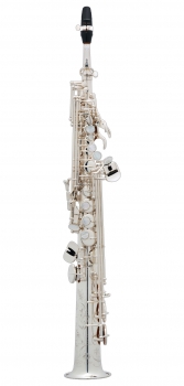 Selmer Serie III Sopransaxophon, versilbert mit Gravur