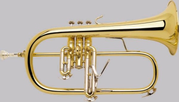 Bach Model 183G Stradivarius Bb-Flügelhorn, Goldmessing