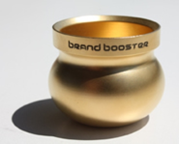 BRAND Booster BBPG-M für Posaunenmundstücke, Gold Matt