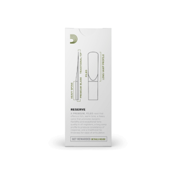 D'Addario Reserve Baritone Saxophone Reeds, Box