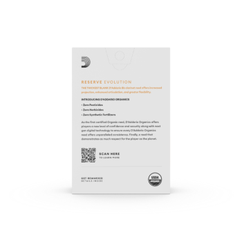 D'addario Organic Reserve Evolution Bb-Klarinettenblätter Boehm