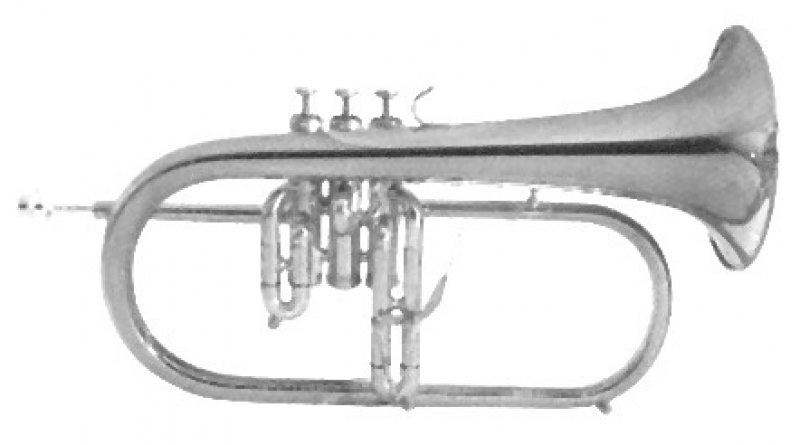 A&S AFH-655S Bb-Flugelhorn, silver plated