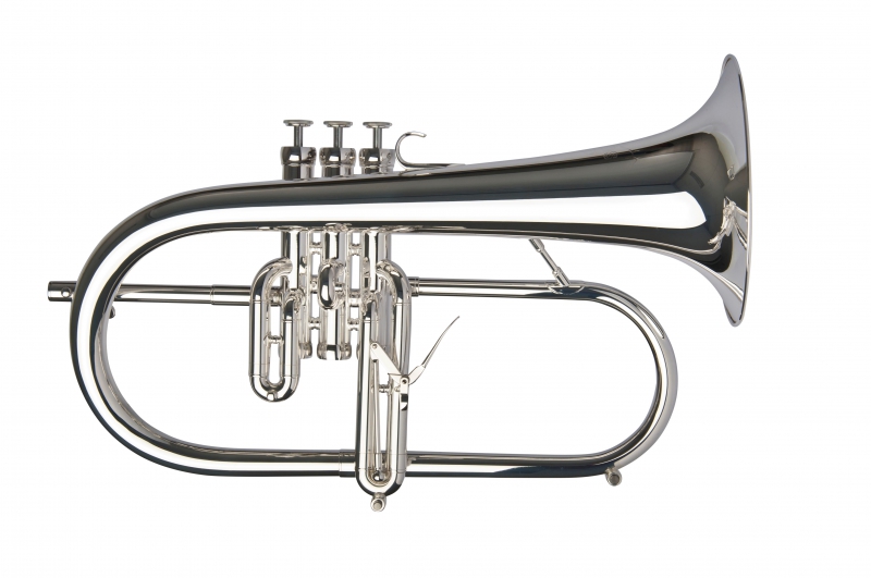 Adams Sonic Flugelhorn - silver plated - single piece