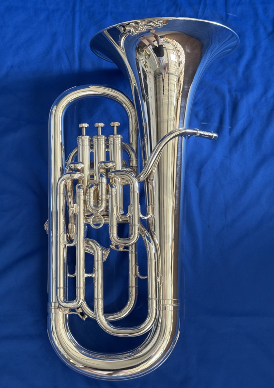 Besson BE967-2 Bb-Euphonium, silver plated - used instrument