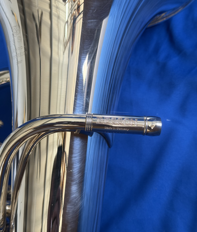 Besson BE967-2 Bb-Euphonium, silver plated - used instrument