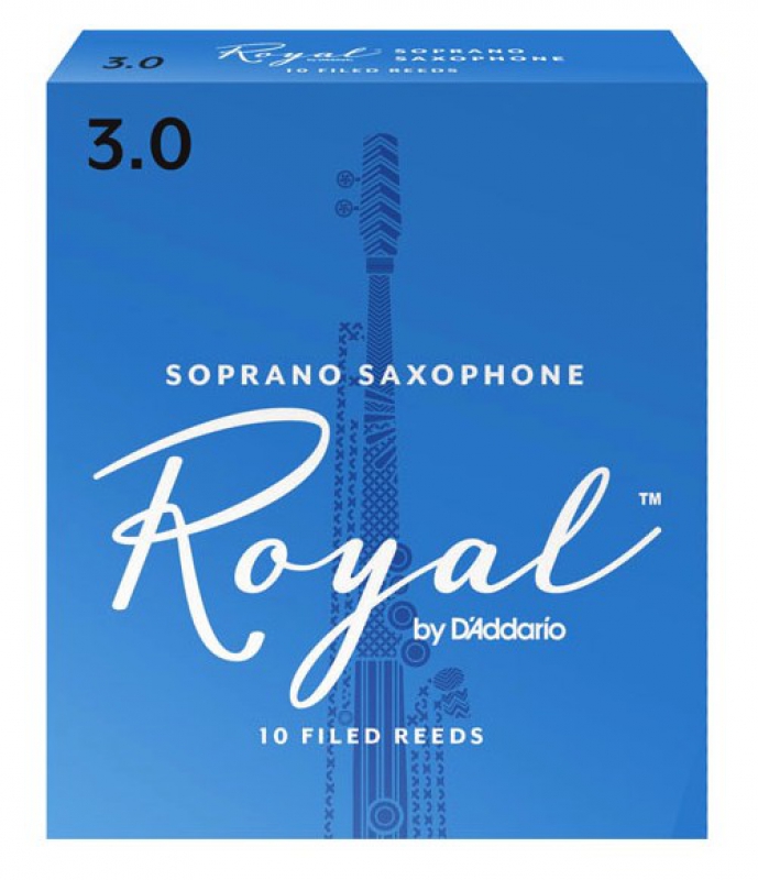 Royal by D'addario (Rico Royal) Sopransaxophonblätter Paket