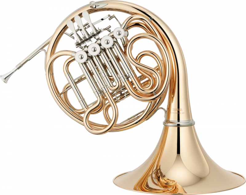 Yamaha YHR-567GDB Full Double Horn, Gold Brass Detachable