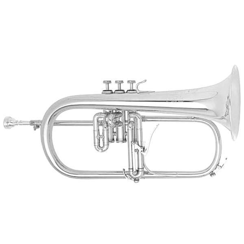 B&S 3146/2-S Challenger II Bb-Flugelhorn, silver plated