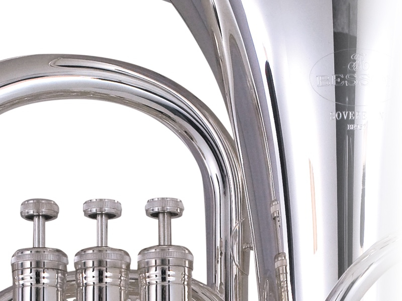Besson BE967-2 Bb-Euphonium, silver plated