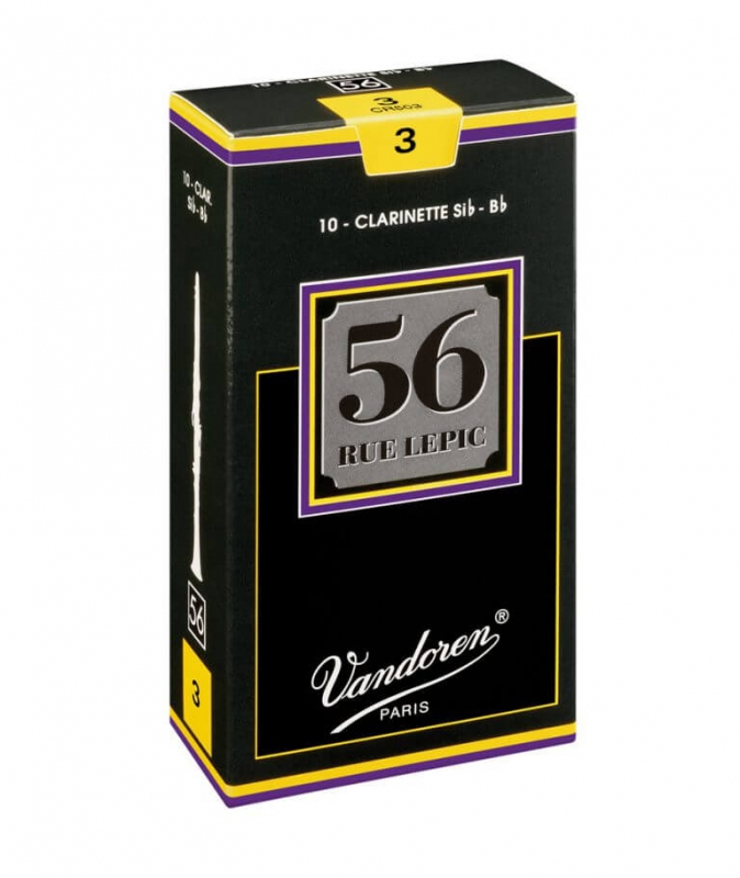 Vandoren '56 Rue Lepic' BBb-Clarinet Reeds Boehm System, Paket