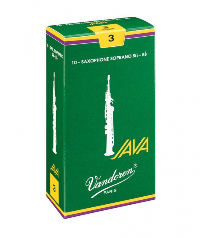 Vandoren JAVA Soprano Saxophone Reeds, Paket