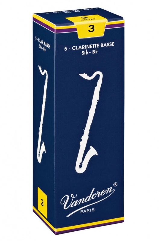 Vandoren 'Classic' Bass-Clarinet Reeds Boehm System Paket