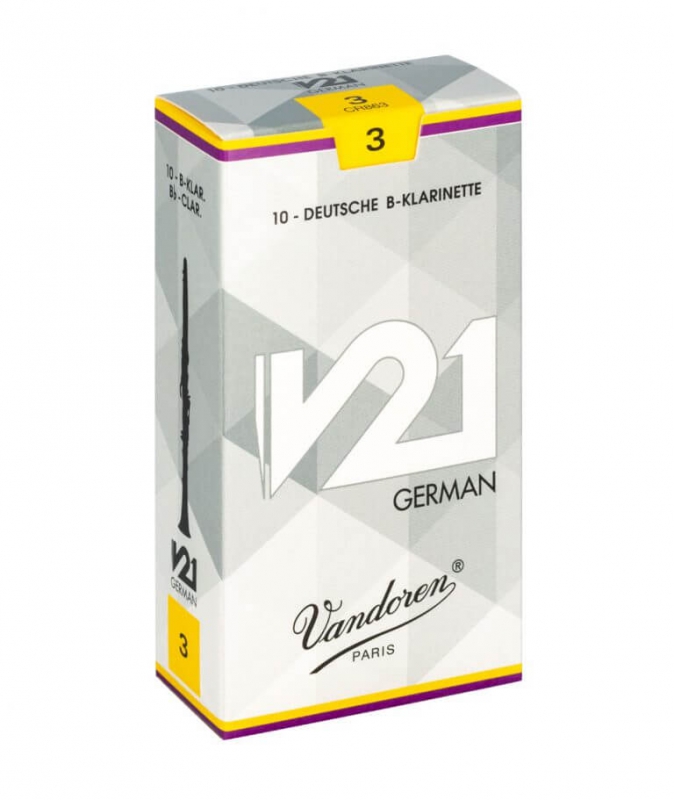 Vandoren 'V21' Bb-Klarinettenblätter deutsches System, Paket