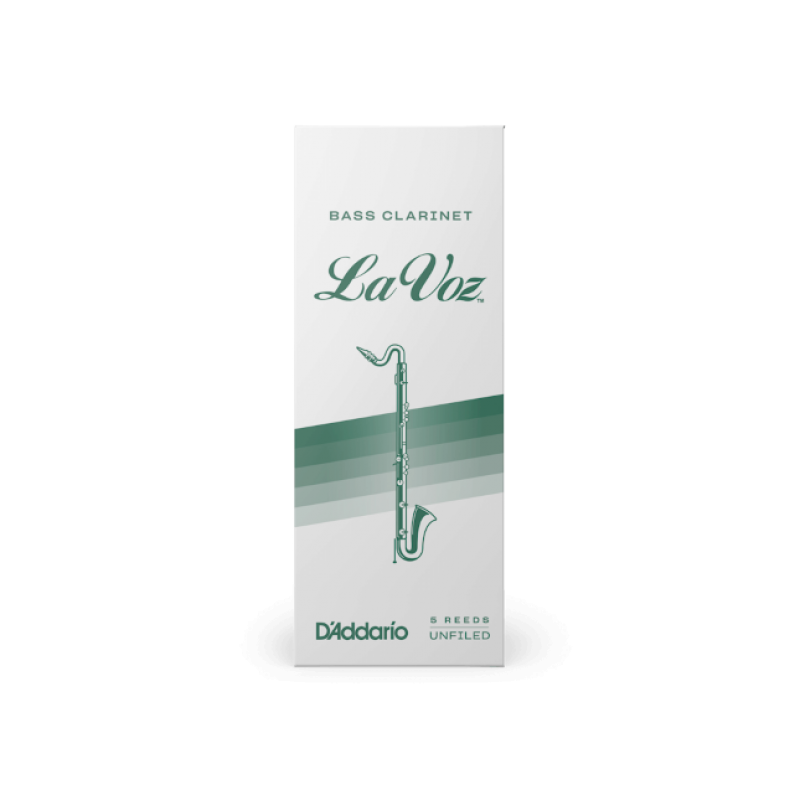 (Rico) La Voz Bass-Clarinet Reeds Boehm System, 5er Paket