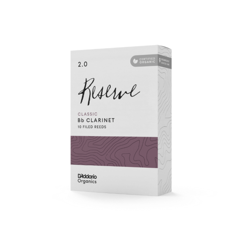 D'addario Organic Reserve Classic Bb-Klarinettenblätter Boehm