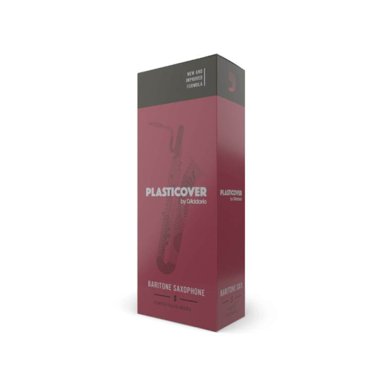 Plasticover by D'Addario Baritone Saxophone Reeds, 5er Box