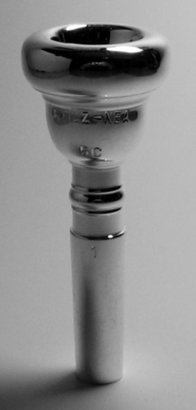 Bruno Tilz Nea 301 Flugelhorn Mouthpiece, silver plated