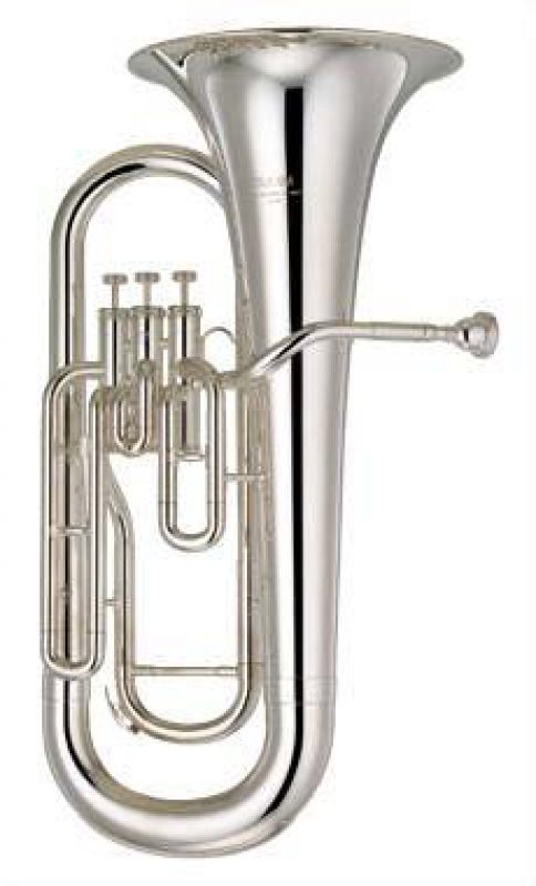 Yamaha YEP-201S Euphonium, versilbert